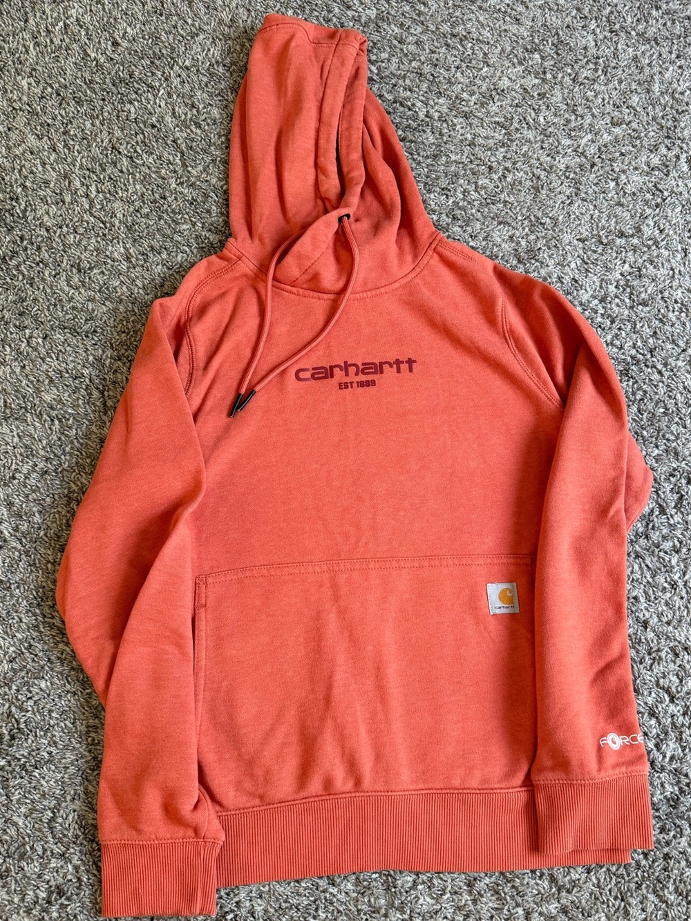 LIKE NEW Carhartt Coral Hoodie